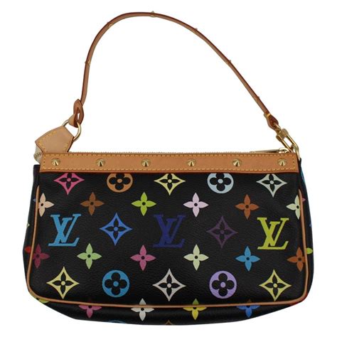 louis vuitton clutch colored